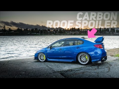 OMG! SUBISPEED/OLM CARBON ROOF SPOILER | 2015-2020 SUBARU WRX STI