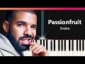 Drake Passionfruit Piano Tutorial Chords How To Play Cover