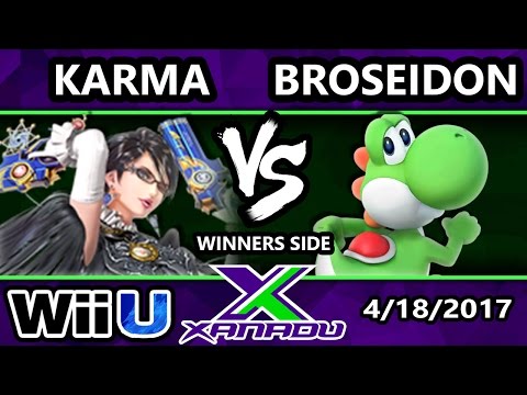 S@X 198 - Karma (Bayonetta) Vs. Broseidon (Yoshi) - SSB4 Tournament - Smash Wii U