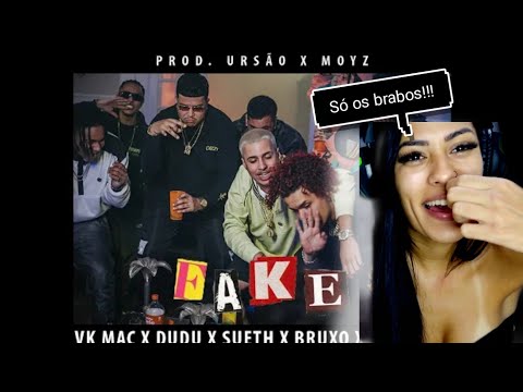 Vk Mac - FAKE part. Dudu, Sueth, Bruxo, Jag e Peu (prod. Ursao e Moyz) React análise