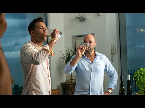 A spoonful of Balaton - Vine leaves stuffed with spicy minced meat and sour cream dip