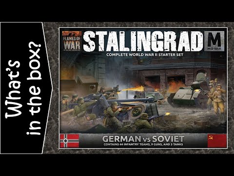 Stalingrad Flames of War Starter Set - unboxing and review.
