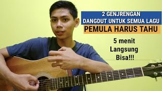 Download lagu 2 Cara Genjrengan Gitar Lagu Dangdut Pemula (Tutorial Genjrengan lagu dangdut Kunci Dasar) mp3