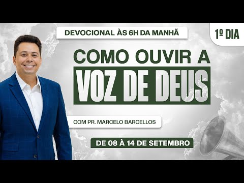 ☀️ MORNING DEVOTIONAL - 09/08 (MONDAY) | HOW TO HEAR GOD'S VOICE