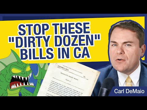 The 12 WORST New Laws Proposed in CA in 2024!