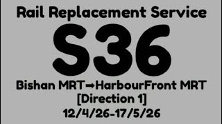 CCL Rail Replacement Service S36 Hyperlapse(D1)