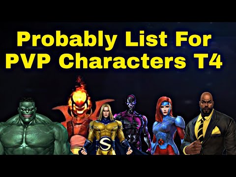 PVP Characters T4? Probably Next T4 List For Timeline Battle And Ac - Marvel Future Fight