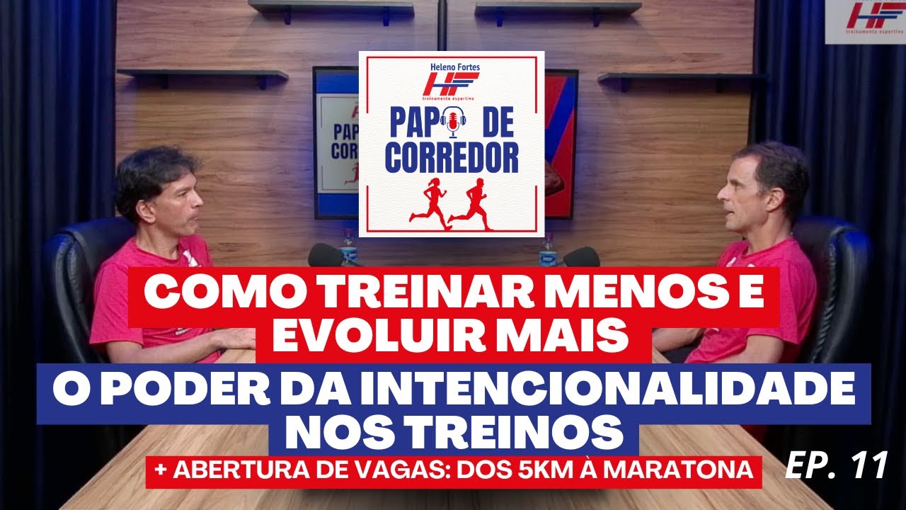 Papo de Corredor -Ep. 11: Como treinar menos e evoluir mais. O poder da intencionalidade nos treinos
