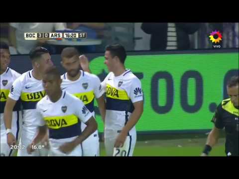 Gol de Maroni (3-0) / Boca Juniors 3 - 0 Arsenal - Fecha 22 Torneo Argentino 2016/17