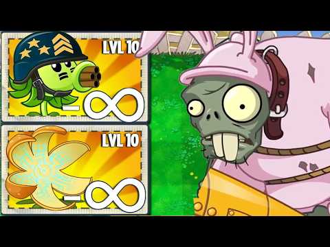 Every Plants *100 Max Level vs Gargantuar Zombie LEVEL 20 - PVZ 2 Challenge