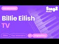 Billie Eilish TV Karaoke Piano
