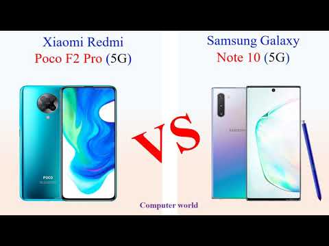 Xiaomi Redmi Poco F2 Pro (2020) vs Samsung Galaxy Note 10 (2019)