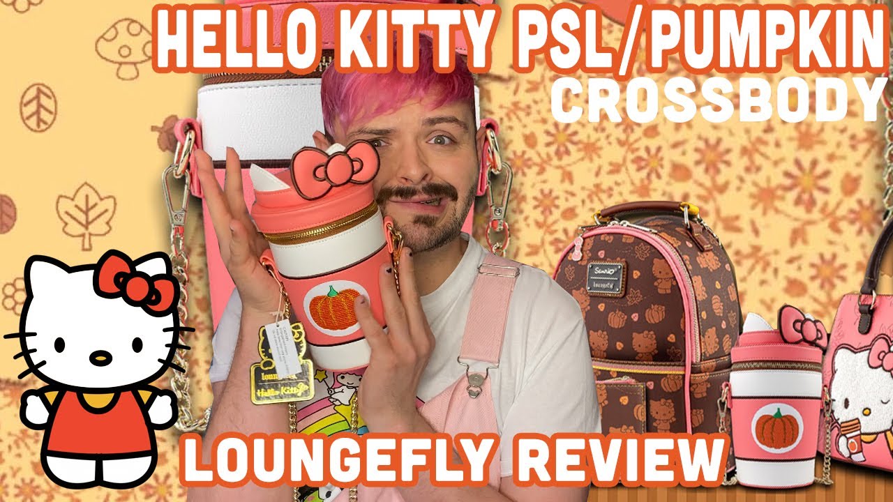 Watch video ♡ Hello Kitty PSL Pumpkin Spice Latte Loungefly Crossbody Bag Review ♡ Now ♡ Hello Kitty PSL Pumpkin Spice Latte Loungefly Crossbody Bag Review ♡