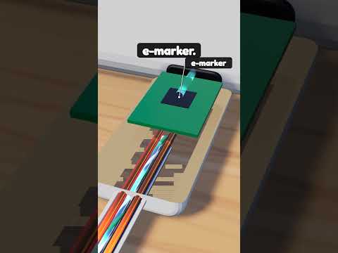 How a USB-C Cable Really Works 🔌 #shorts