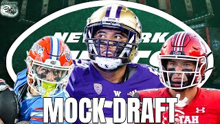 New York Jets 2024 7-Round Mock Draft | 3 Draft Day Trades