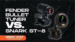 Video thumbnail for GEAR REVIEW - FENDER Bullet Clip On Tuner vs Snark ST-8 by Jeremy Ryan Houchens