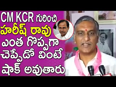 Harish Rao Mind Super Speech About TRS Party Formation Day | CM KCR | TFCCLIVE