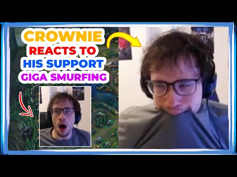 LR Crownie Reacts to His Thresh SUPPORT GIGA SMURFING 👀