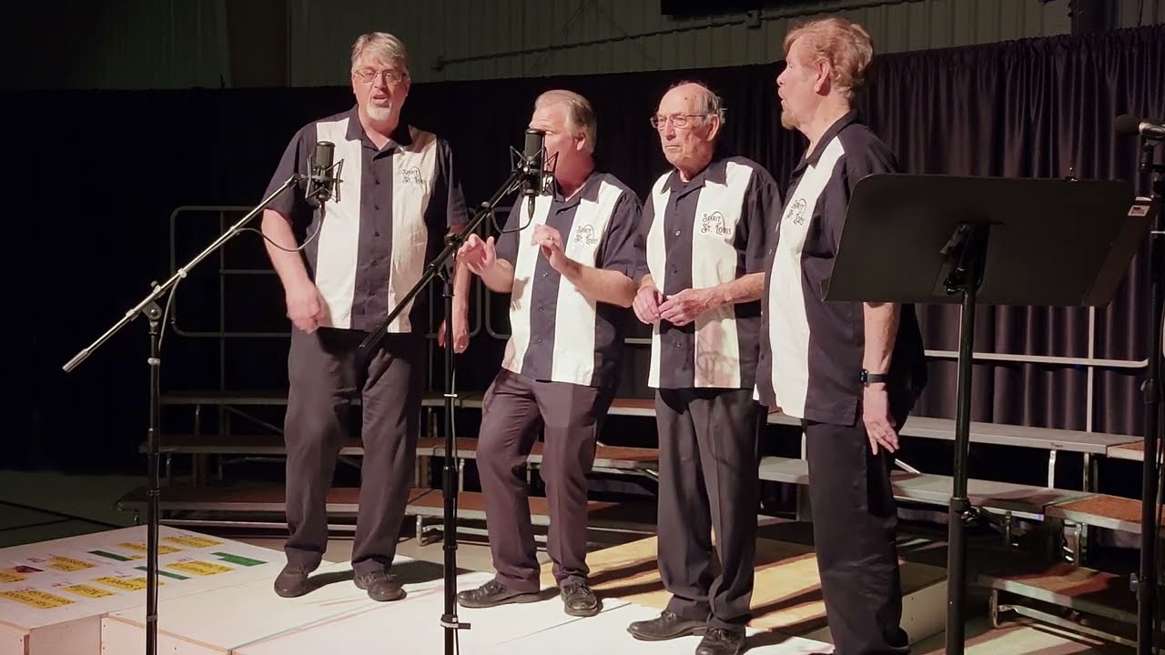 The Rivertown Sound Quartet singing Rock Around the Clock