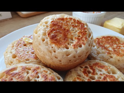 Crumpets for breakfast, so simple, you'll love them ❤️