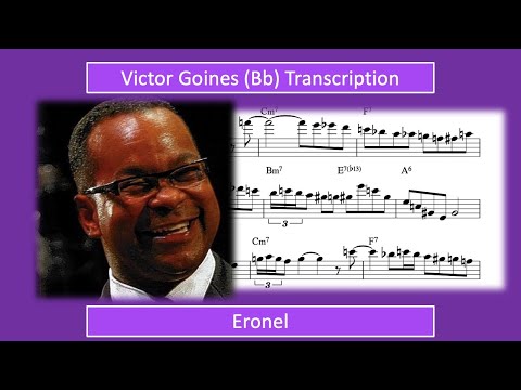 Victor Goines – Eronel (Bb) Transcription
