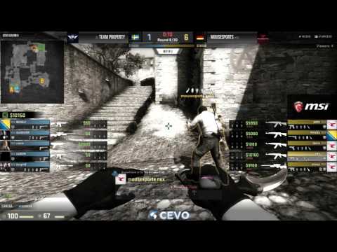 Mousesports vs Team Property Game 1 (CEVO-P CS:GO Season 8) - Helium & Dust