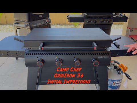 Camp Chef GridIron 36 Griddle Review, Part 1, Initial Impressions @campchef