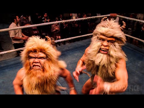 Nacho & Esqueleto VS The Satan's Cavemen | Tag Team Terror | Nacho Libre | CLIP