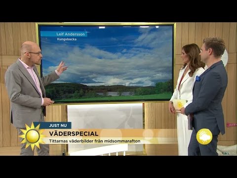 Tittarnas väderbilder från midsommar - Nyhetsmorgon (TV4)