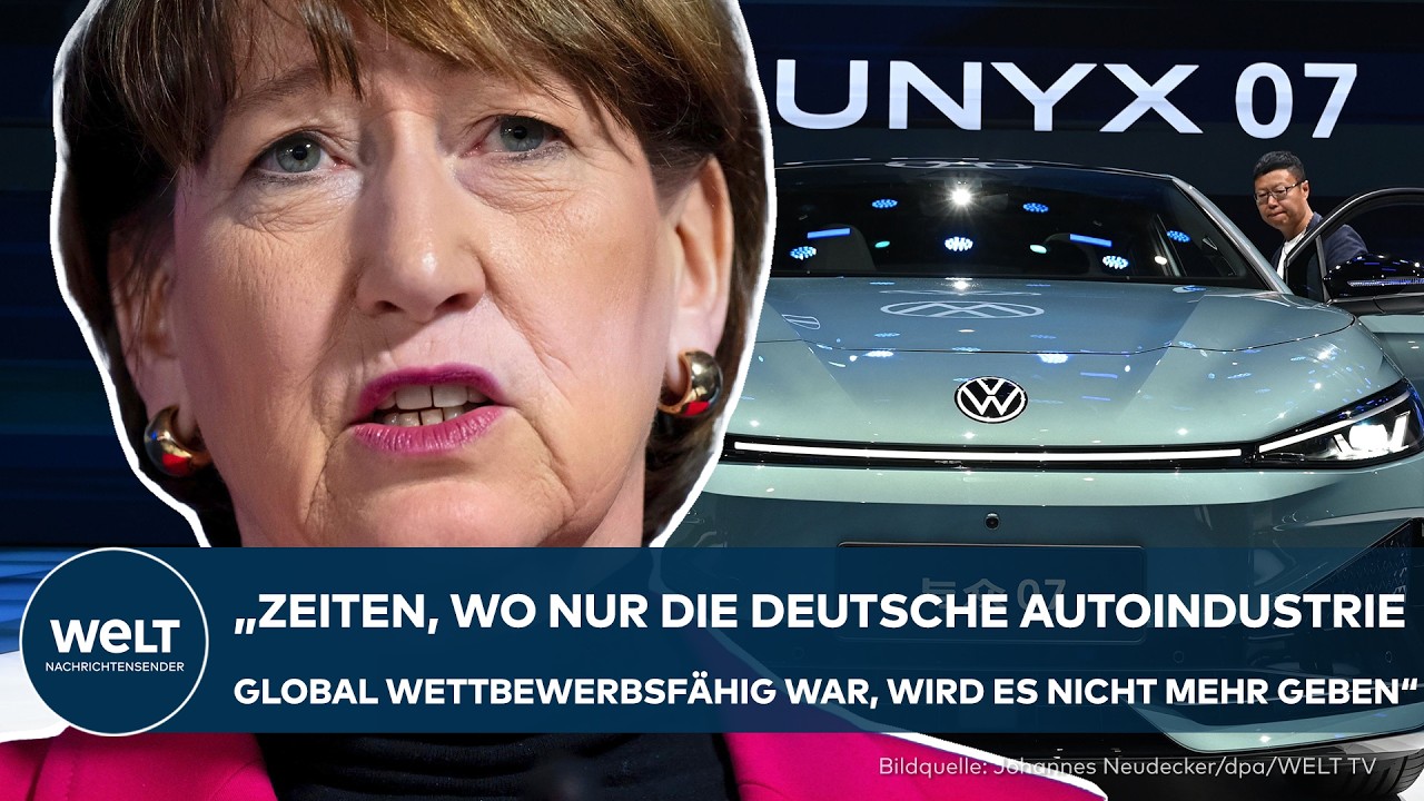 AUTOMESSE IN PEKING: Hildegard Müller mit deutlicher Einschätzung zur deutschen Autoindustrie!