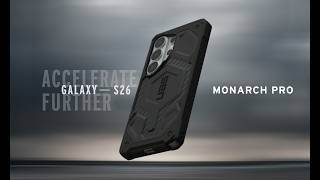 UAG Monarch Pro Samsung S26 Ultra Hoesje Magnetic Back Cover Carbon Fiber video