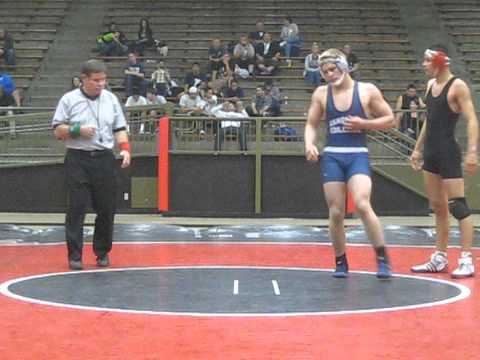 SA vs CER Wrestling Duel Meet 2010 - 184 Pounds: Luis Vargas vs Ryan Collins