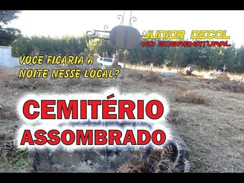 CEMITÉRIO ABANDONADO - LOCAL MUITO ASSUSTADOR DURANTE A NOITE.