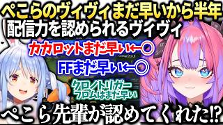 ヴィヴィぺこらのまだ早い！ゲームを贈られ努力が認められたと感じる話【綺々羅々ヴィヴィ/兎田ぺこら/ホロライブ切り抜き】