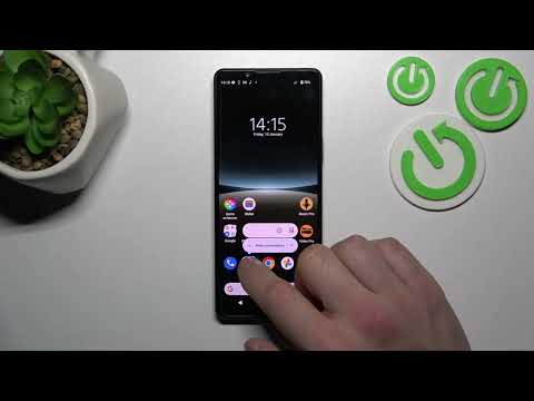 How to Remove/Restore Messages Icon from/to Home Screen on SONY XPERIA 5 IV - Adjust Screen Icons