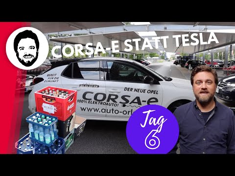 CORSA-E statt TESLA - eine Woche E-Opel Praxistest - Tag 6 - Das Leergut muss weg! - mit Ladepanne!