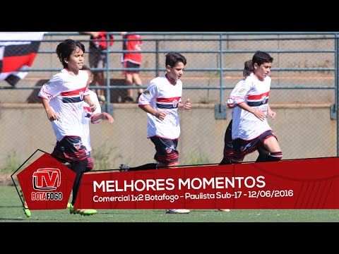 MELHORES MOMENTOS - Comercial 1x2 Botafogo - Paulista Sub-13 - 12/06/2016
