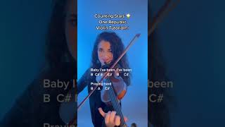 Counting Stars, One Republic, Violin Tutorial by Susan Holloway