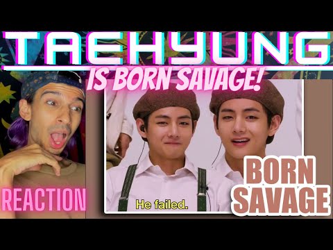 Kim TAEHYUNG doesn't do savage, he's BORN SAVAGE (BTS V) | REACTION