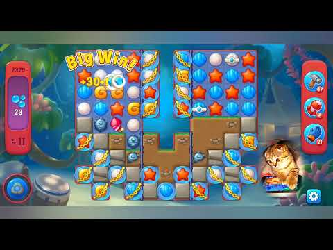 Fishdom 2022, no Boosters,  2379  level  -  прохождение без бустеров,  2379  уровень.