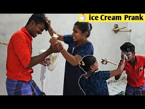 Pavi-க்கு ice 🍨 Ice Cream குடுத்து அலர விட்டாச்சு 😂