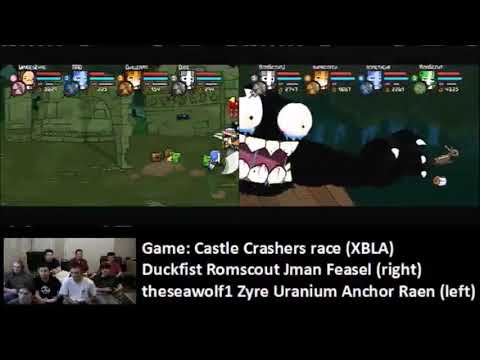 Castle Crashers (Co-op Race) by 8 runners in 1:49:20 - SGDQ 2011