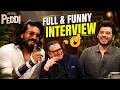 Full Funny Interview With PEDDI Team Ram Charan Divyenndu Boman Irani Janhvi Kapoor