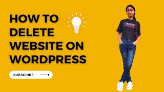 How to Delete Website From WordPress.