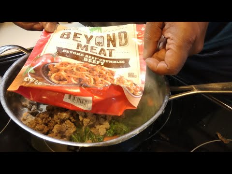 First time cooking BEYOND MEAT product • BEYOND BEEF...