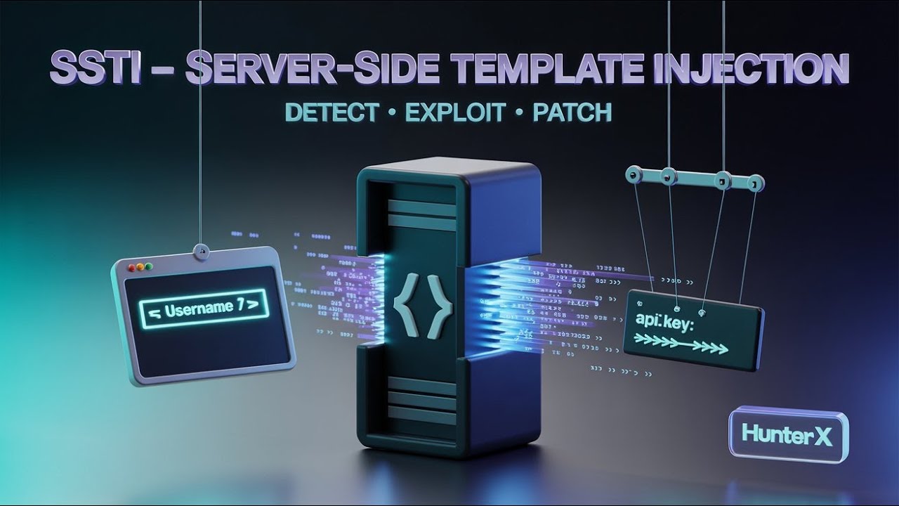 SSTI — Server-Side Template Injection 🔵 | Detect • Exploit • Patch | HunterX