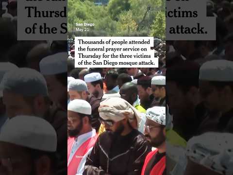 Thousands Honor 3 Men Who Died Protecting Mosque Worshipers
