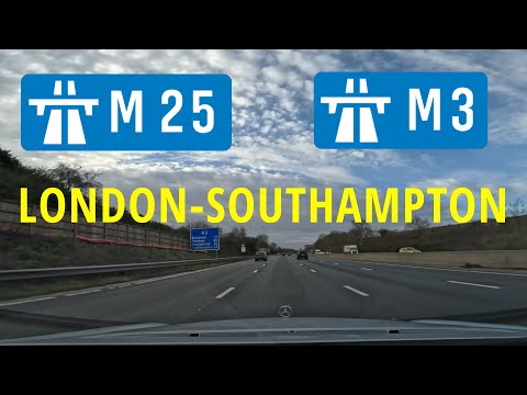 London | M25 Exit & M3 Motorway | Hyperlapse