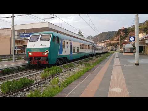Treno Regionale+Locomotore E464.311 Regionale 22047 Rosarno-Reggio di Calabria Centrale