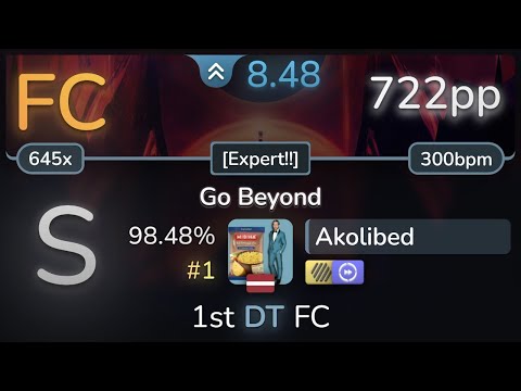 Akolibed | Ryu* vs. Sota - Go Beyond [Expert!!] +HDDT 98.48% (#1 722pp FC) - osu!